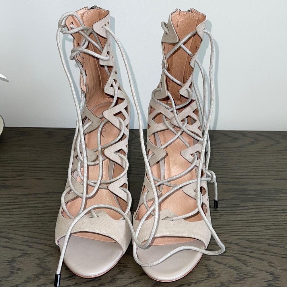 Josie Quinn Lace up Sandal Heel
